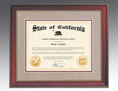 Director Frame in Mahogany