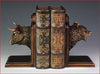 Bull & Bear Head Bookends