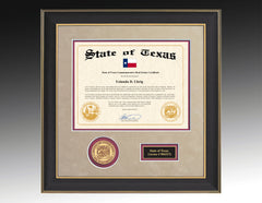 Presidential Frame in Black