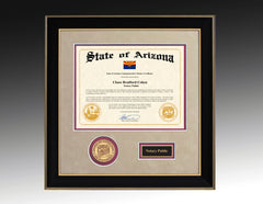 Presidential Frame in Black