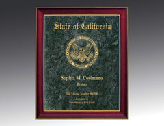 Statesman Plaque