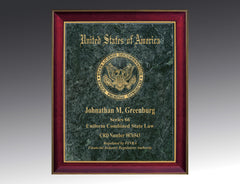 Statesman Plaque