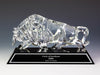 Crystal Bull with Plate